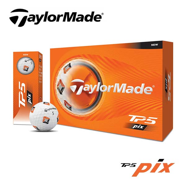テーラーメイド TaylorMade 2026年モデル TP5 pix ゴルフボール 1ダース [12球入り] [即納]
