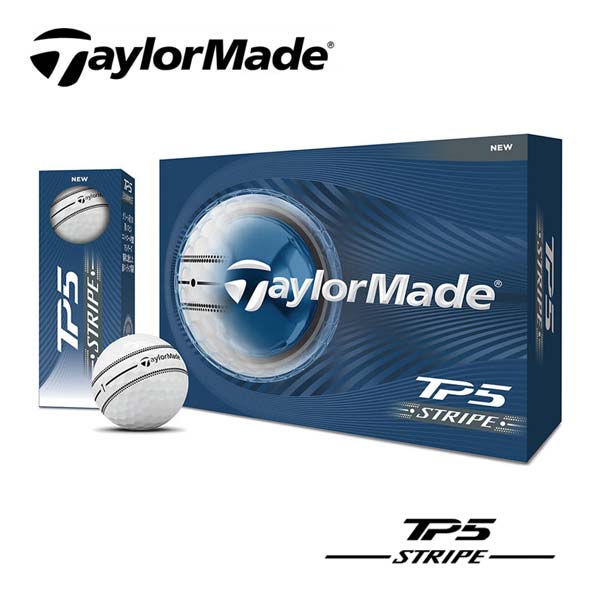 テーラーメイド TaylorMade 2026年モデル TP5 ストライプ ゴルフボール 1ダース [12球入り] [即納]