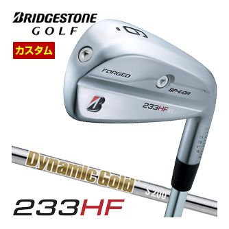 [SALE通貨価値] 特注カスタム野球クラブ ブリヂストンゴルフ 233HF アイアン 4本仕掛ける[＃7-P] ダイナミックゴールド HT 立て坑