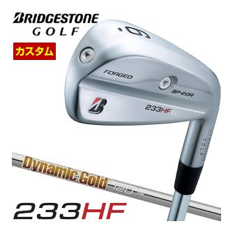 [SALE通貨価値] 特注カスタム野球クラブ ブリヂストンゴルフ 233HF アイアン 4本仕掛ける[＃7-P] ダイナミックゴールド 120 立て坑