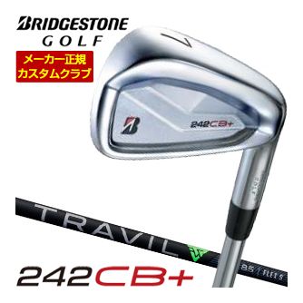 特注カスタムクラブ ブリヂストンゴルフ TOUR B 242CB+ アイアン 5本セット[＃6-P] フジクラ TRAVIL IRON シャフト