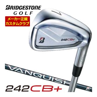 特注カスタムクラブ ブリヂストンゴルフ TOUR B 242CB+ アイアン 単品[＃4、＃5、＃6、＃7、＃8、＃9、PW] VANQUISH BSi for MAX シャフト