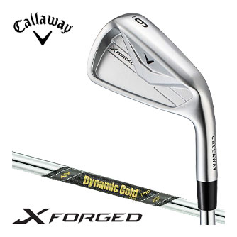 Callaway キャロウェイ X フォージド アイアン 5本セット[＃6-P] ダイナミックゴールド MID115 シャフト ゴルフクラブ アイアン メンズ 日本正規品