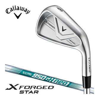 Callaway キャロウェイ X フォージド スター アイアン 5本セット[＃6-P] N.S.PRO 950GH NEO シャフト ゴルフクラブ アイアン メンズ 日本正規品 84,700円