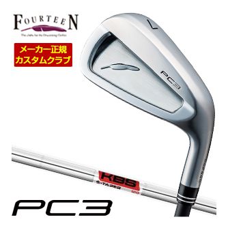 特注カスタム野球クラブ フォーティーン 2024 マイコン3 アイアン KBS TOUR S-TAPER 立て坑 単品[＃5、＃6、＃7、＃8、＃9、PW]