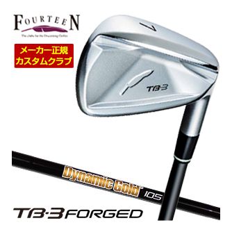 特注カスタムクラブ フォーティーン 2025NEW TB-3 FORGED アイアン DG105 ONYX BLACK シャフト 単品[＃5、＃6、＃7、＃8、＃9、PW]