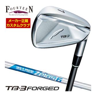 特注カスタムクラブ フォーティーン 2025NEW TB-3 FORGED アイアン N.S.PRO ZEROS 6 シャフト 4本セット[＃7-P]
