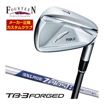 特注カスタムクラブ フォーティーン 2025NEW TB-3 FORGED アイアン N.S.PRO ZEROS 8 シャフト 4本セット[＃7-P]