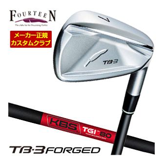 特注カスタムクラブ フォーティーン 2025NEW TB-3 FORGED アイアン TGI 90/95/100/110 シャフト 4本セット[＃7-P]
