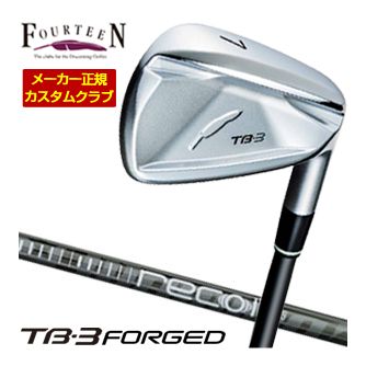 特注カスタムクラブ フォーティーン 2025NEW TB-3 FORGED アイアン USTマミヤ アッタス Recoil 95 / 110 シャフト 4本セット[＃7-P]