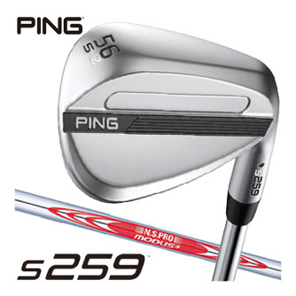 [SALE価格] ピン S259 ウエッジ クロム NSPRO MODUS3 TOUR 120 シャフト、フレックス：S