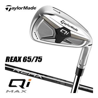 テーラーメイド Qi マックス アイアン REAX 75 / 65 シャフト 6本セット[＃6-PW、AW]