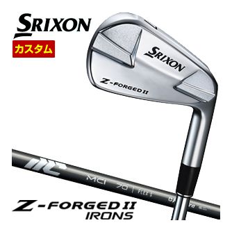 [SALE価格] スリクソン Z-FORGED II アイアン フジクラ 25NEW MCI シャフト 単品[＃3、＃4、＃5、＃6、＃7、＃8、＃9、PW] 特注カスタムクラブ