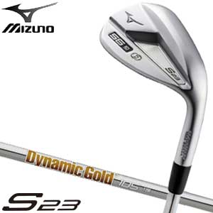 ミズノ S23 ウエッジ ホワイトサテンブラッシュ仕上 Dynamic Gold 105 立て坑 [即納]