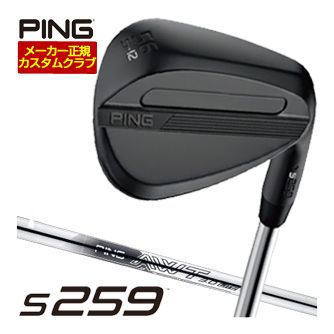 [SALE価格] ピン S259 ウエッジ ミッドナイト AWT 3.0 LITE スチールシャフト 特注カスタムクラブ