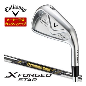 キャロウェイ Callaway X フォージド はやりっ児アイアン 単品[＃4、＃5、＃6、＃7、＃8、＃9、PW] ダイナミックゴールド MID130 TOUR ISSUE 立て坑 特注カスタム野球クラブ