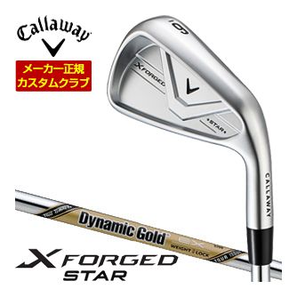 キャロウェイ Callaway X フォージド はやりっ児アイアン 単品[＃4、＃5、＃6、＃7、＃8、＃9、PW] ダイナミックゴールド EX TOUR ISSUE 立て坑 特注カスタム野球クラブ