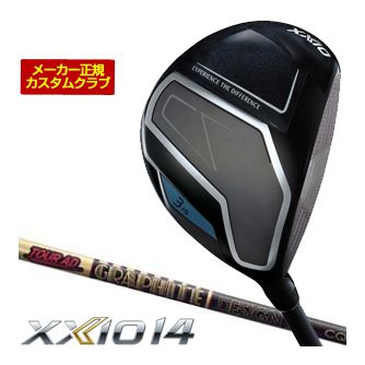 20％OFFクーポン対象！特注カスタムクラブ ゼクシオ 14 フェアウェイウッド グラファイトデザイン ツアーAD CQ シャフト