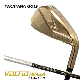 カタナ 2024年モデル ボルティオ ニンジャ TG-01 Hollow アイアン 8本セット[＃6-PW、48度、52度、58度] グラファイトデザイン製 オリジナル TOUR AD VT-5 シャフト