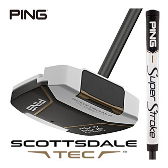 [SALE価格] ピン スコッツデール テック ALLY BLUE ONSET パター PING SuperStroke TOUR 2.0 PT WHT/BZ グリップ装着モデル