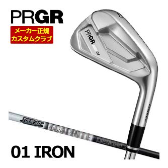 PRGR プロギア 01 アイアン グラファイトデザイン ツアーAD 105 / 115 シャフト 単品[＃4、＃5、＃6、＃7、＃8、＃9、PW、GW] 特注カスタムクラブ ゴルフクラブ メンズ アイアン 28,600円
