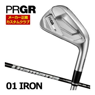 PRGR 労働者階級歯車 01 アイアン Diamana M FOR PRGR 立て坑 4本仕掛ける[＃7-PW] 特注カスタム野球クラブ ゴルフ野球クラブ メンズ アイアン アイアン-クラブ-メンズクラブ