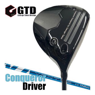 GTD ジョージ武井ひな形 Conqueror コンクワーラー １番ウッド フジクラ 24 Ventus BLUE 矢がら 特注カスタム野球クラブ
