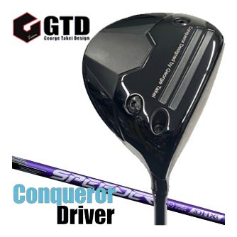 GTD ジョージ武井ひな形 Conqueror コンクワーラー １番ウッド フジクラ Speeder NX VIOLET 矢がら 特注カスタム野球クラブ