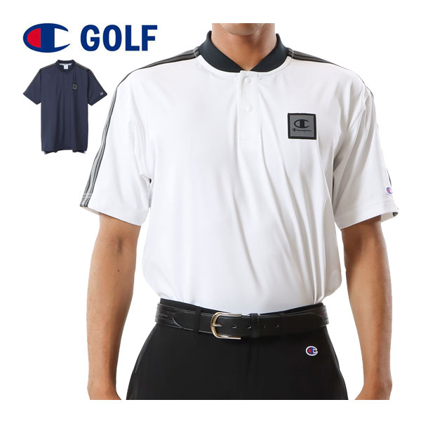 [SALE価格] チャンピオン ゴルフウェア メンズ スナップボタン 半袖 ポロシャツ C3-XG303 M-XL