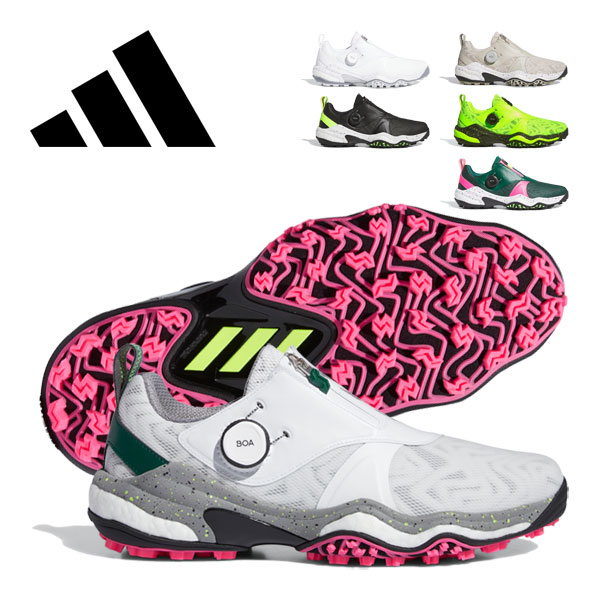 adidasゴルフシューズ スパイクレスコードカオスボアミッド 28.0㎝ adidas アディダス コードカオス ボア 2022 スパイクレス ゴルフ