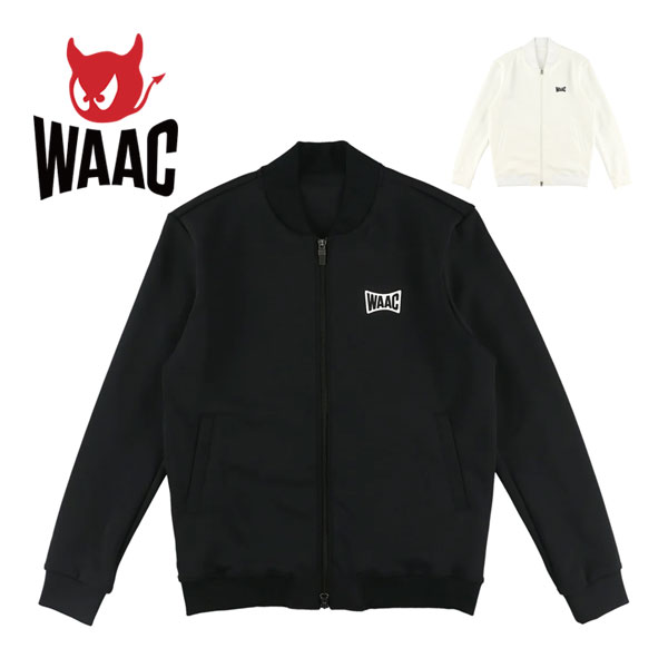WAAC ゴルフお召しもの メンズ ダンボールジャージ フルジップ 上衣 072234111 M-XL [即納] ゴルフ-メンズウェア