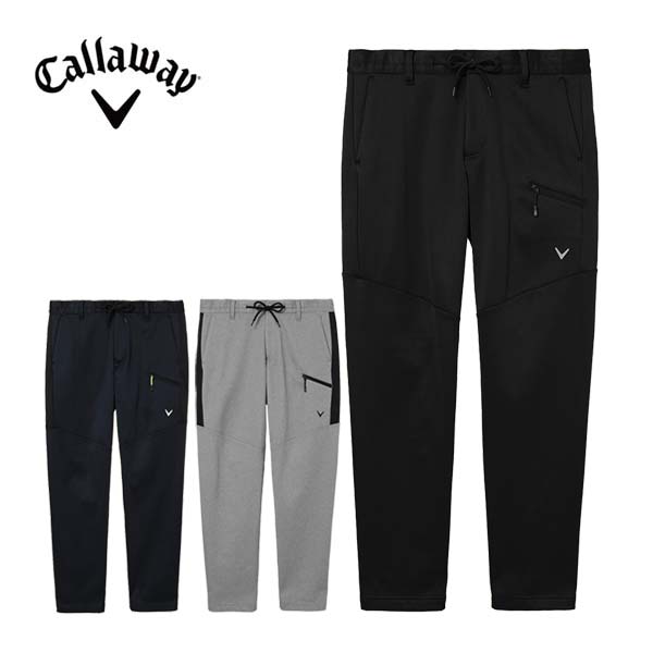 サイズ：M CALLAWAY キャロウェイ 2024年モデル レッドレーベル 裏地付 切替 スウェットトレーナー  グレー系 [240101434169] ゴルフウェア メンズ ストスト CALLAWAY キャロウェイ 2024年モデル レッドレーベル 裏地付