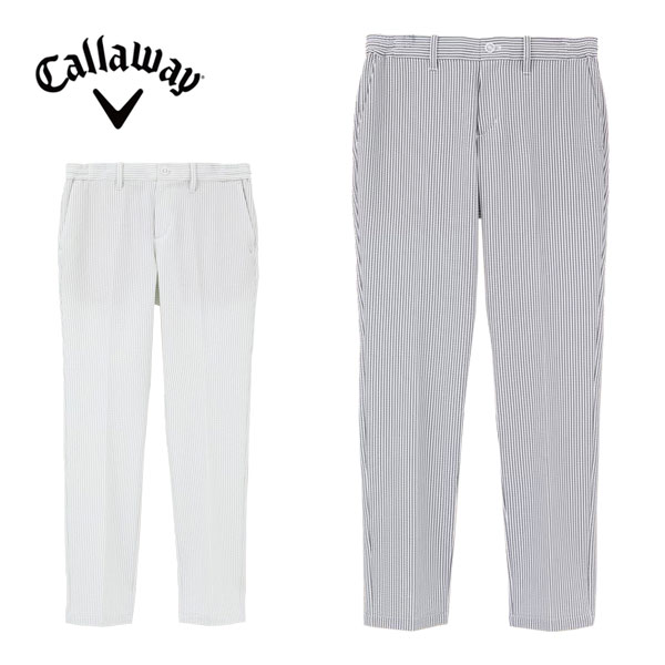 キャロウェイ 8WAYストレッチ シアサッカー ロングパンツ ゴルフウェア メンズ C24126112 S-4L cw24s24126112-t1.jpg