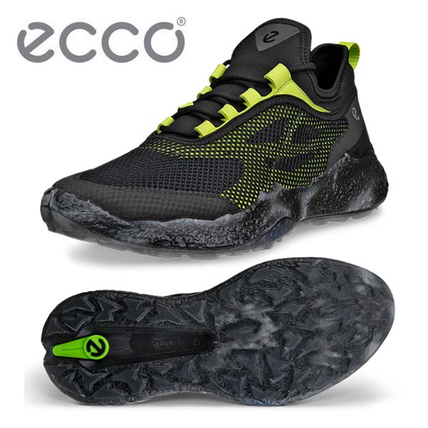 山びこ ECCO BIOM H5 TEXTILE ゴルフシューズ メンズ 138004 色合い： 黒いこと/菩提樹殴り付ける/黒いこと (57342)