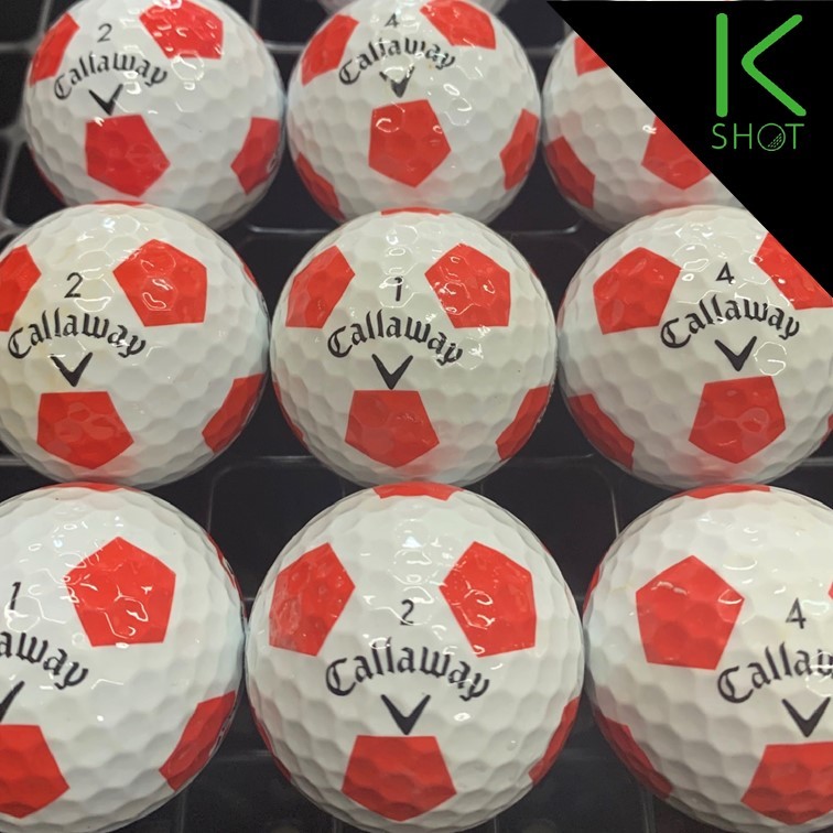 キャロウェイ TRUVIS サッカー柄 赤 ロストボール 24球 - その他