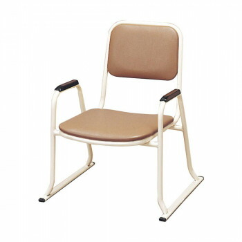 日本製 仏具 椅子 肘付本堂用お詣り椅子(スチールパイプ) SH-300E0602-3000