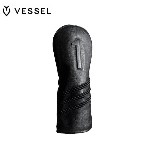 (即納)ベゼル(VESSEL)ラックス(LUX) ストライプ ブラック エンボス 本革製 ヘッドカバードライバー用 HC1123 メンズ 2025年秋冬