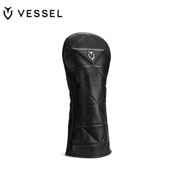 ベゼル(VESSEL) ジオメトリックブラック 本革製 ヘッドカバードライバー用 HC1125 メンズ 2025年秋冬
