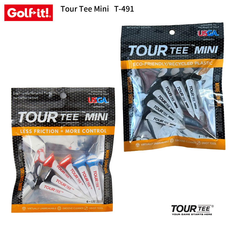 62%OFF!】 あす楽対応 ライト LITE 使用者急増中 飛距離アップ ツアーティ― ミニ Tour Tee Mini T-491 46mm  www.smart-restaurants.co.uk