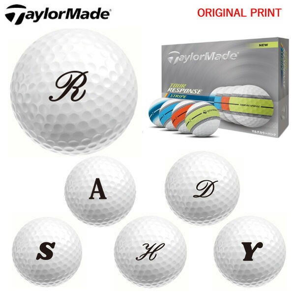 テーラーメイド ツアーレスポンス ストライプ 2ダース ボールマーカー付き TaylorMade 【即納】 2ダース テーラーメイド ツアーレスポンス