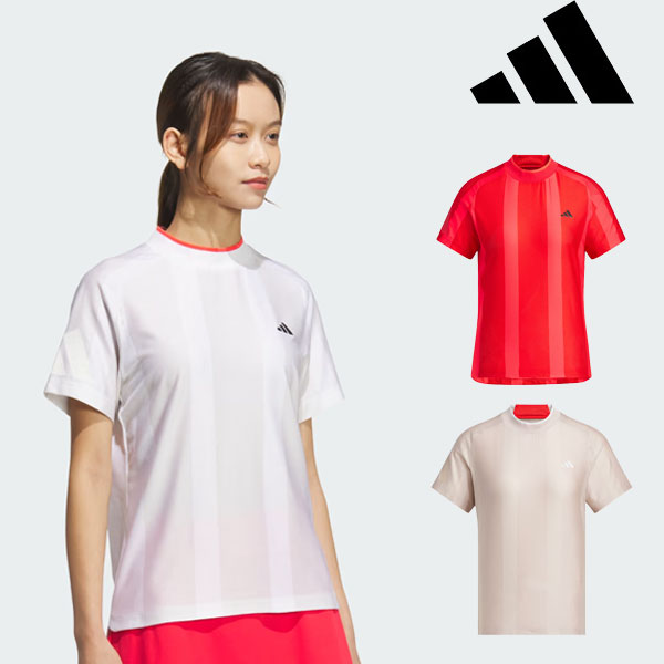 adidasアディダスゴルフ アディゼロ メッシュ モックネック 半袖シャツ 01s-kuk65-adidas.jpg