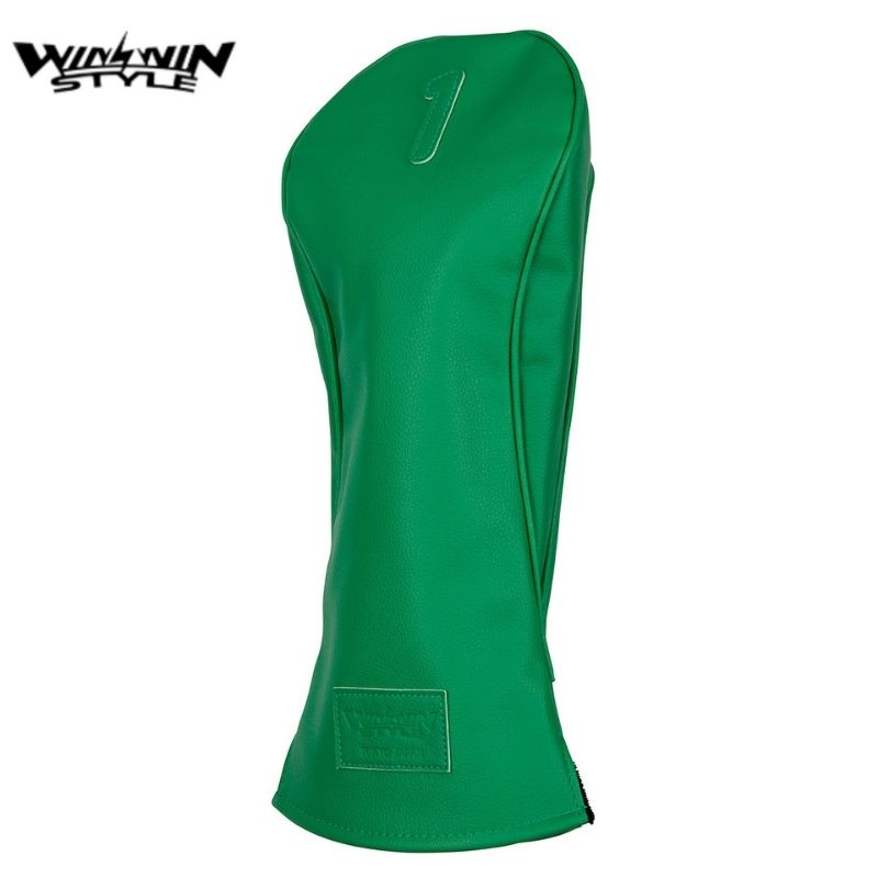 ■WINWIN STYLE ウィンウィンスタイル NEO CLASSIC ネオクラシック DR用 HEAD COVER ドライバー用ヘッドカバー GREEN 緑 HCN-019 カッコいい オシャレ シンプル メンズ 男性 レディース 女性 ギフト プレゼント 記念日 誕生日 クリスマス コンペ 賞品 ゴルフ用品 ゴルフ