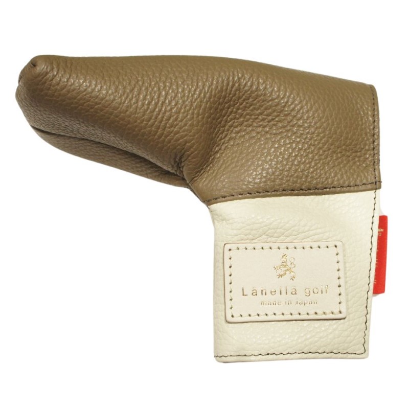 Lahella ラヘラ Bicolor Leather putter cover PT用 HEAD COVER パター用ヘッドカバー PT用 カフェオレ バイカラー L-546 カッコいい オシャレ シンプル メンズ レディース ギフト プレゼント 記念日 誕生日 クリスマス コンペ 景品 賞品 ゴルフ