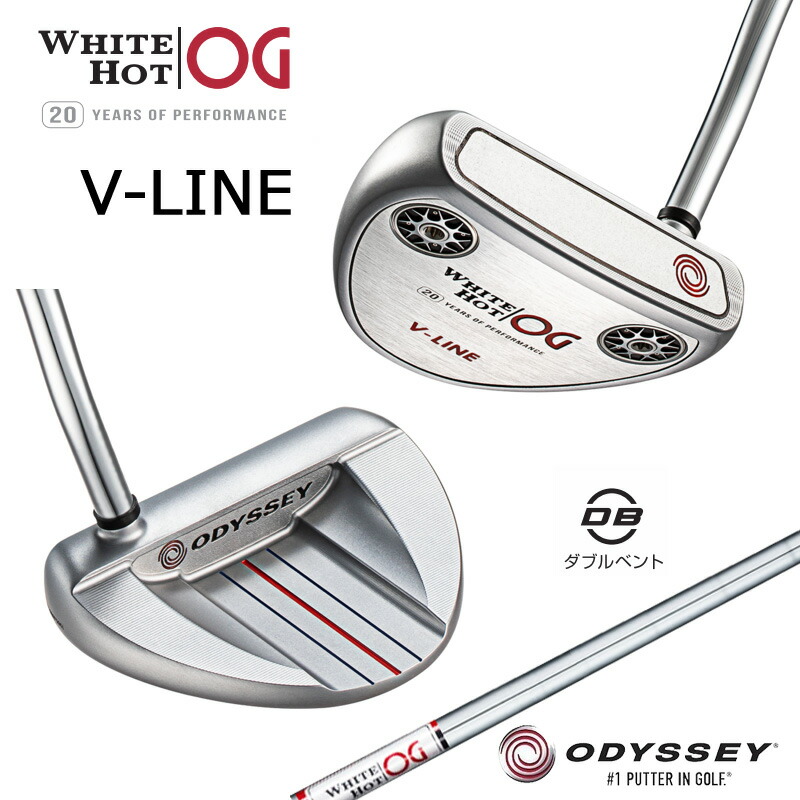 オデッセイ WHITE HOT ホワイトホット OG V-LINE トリプル トラックアライメント パター 2022 最大88%OFFクーポン