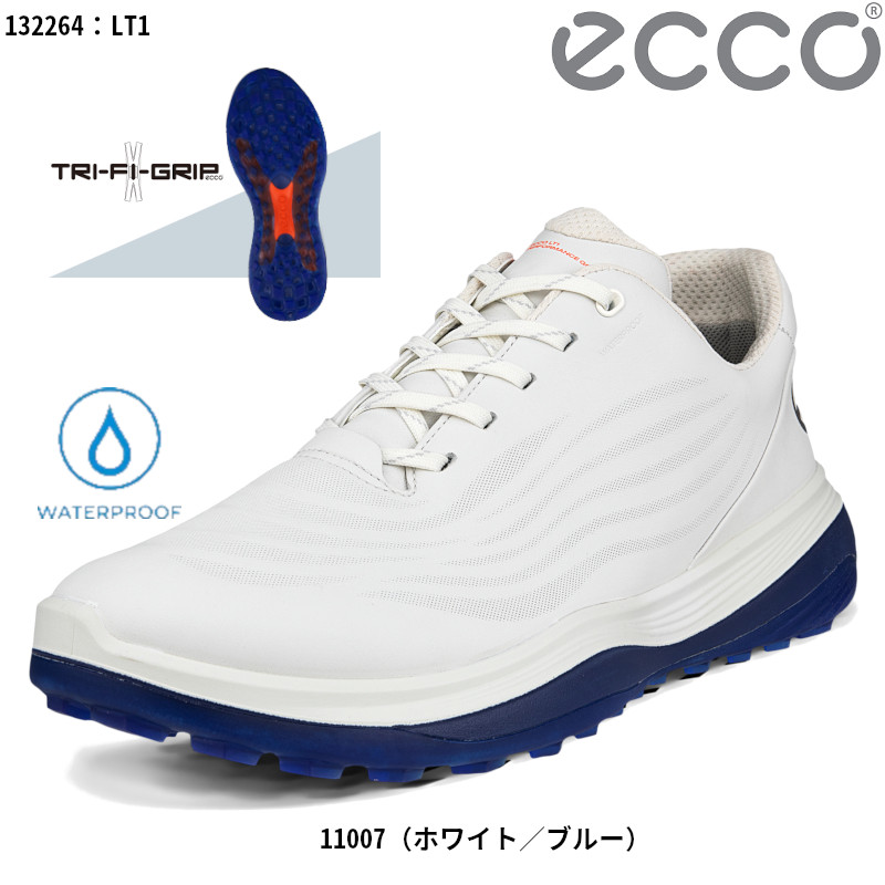 ecco エクストラワイドフィット ゴルフシューズ ECCO Golf Street 720 Hybrid メンズ レザーGore-Texゴルフ
