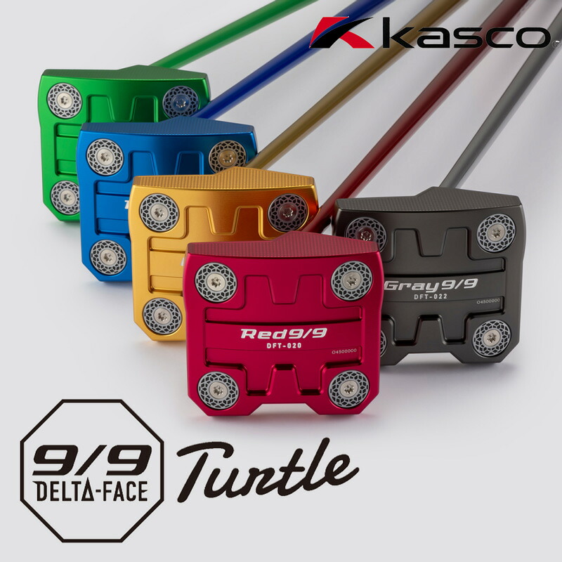 （日本正規品）キャスコ 9/9 DELTA-FACE Turtle パター 2025