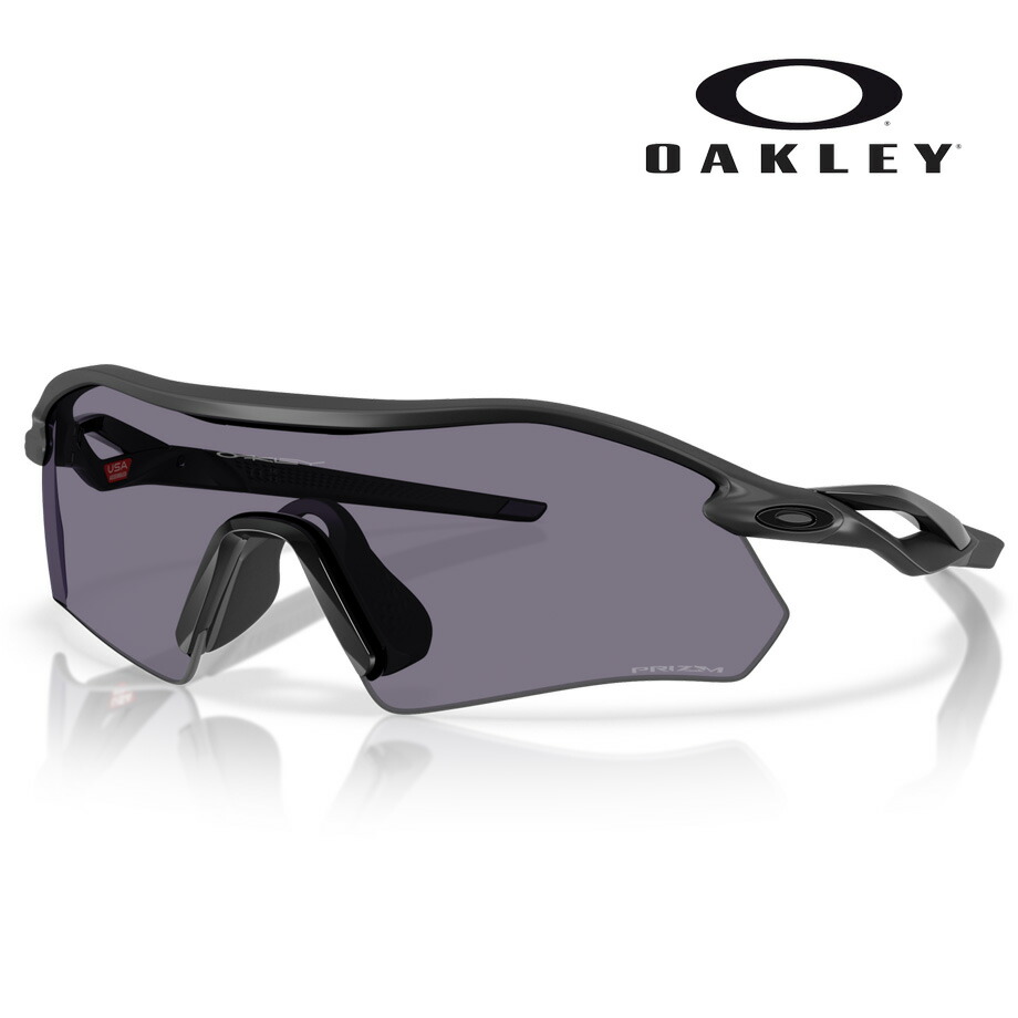 【日本正規品】オークリー サングラス レーダープレート（OO9495D-0636）prizm grey レンズ Matte Black フレーム
