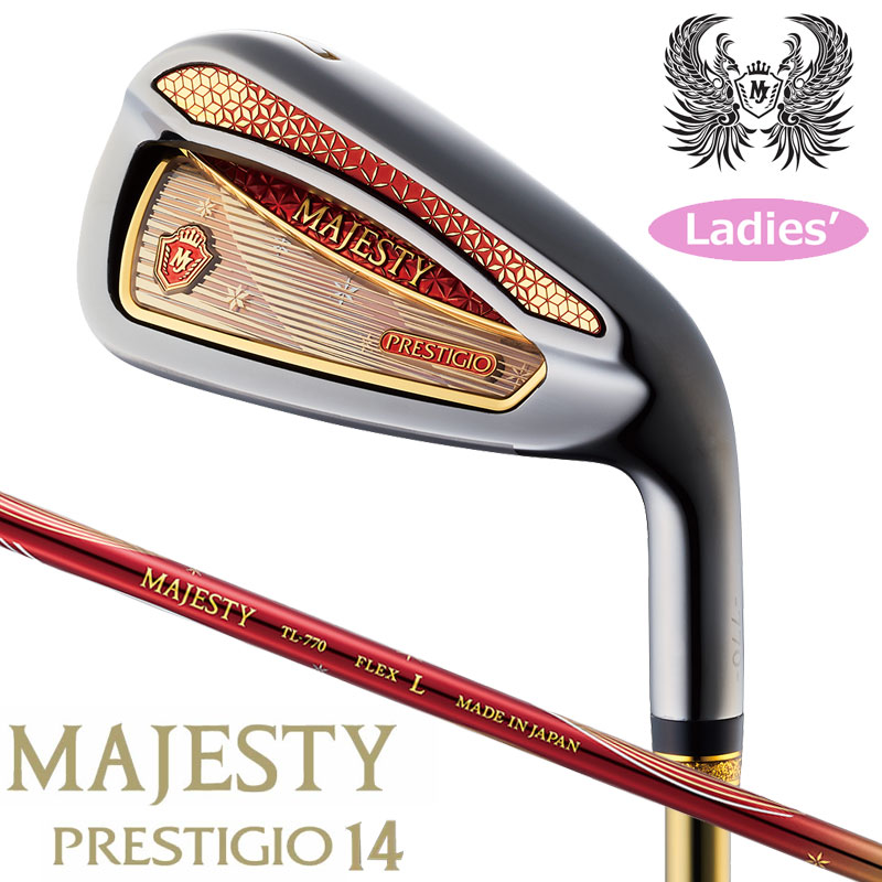（レディース）マジェスティゴルフ プレステジオ 14 アイアン単品（MAJESTY TL770）オリジナルカーボンシャフト 2026｜ゴルフギアサージ 51,480円