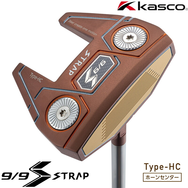 （日本正規品）キャスコ 9/9 STRAP PUTTER ストラップ パター（Type-HC ホーンセンター） セミ中尺 2026｜ゴルフギアサージ 35,750円
