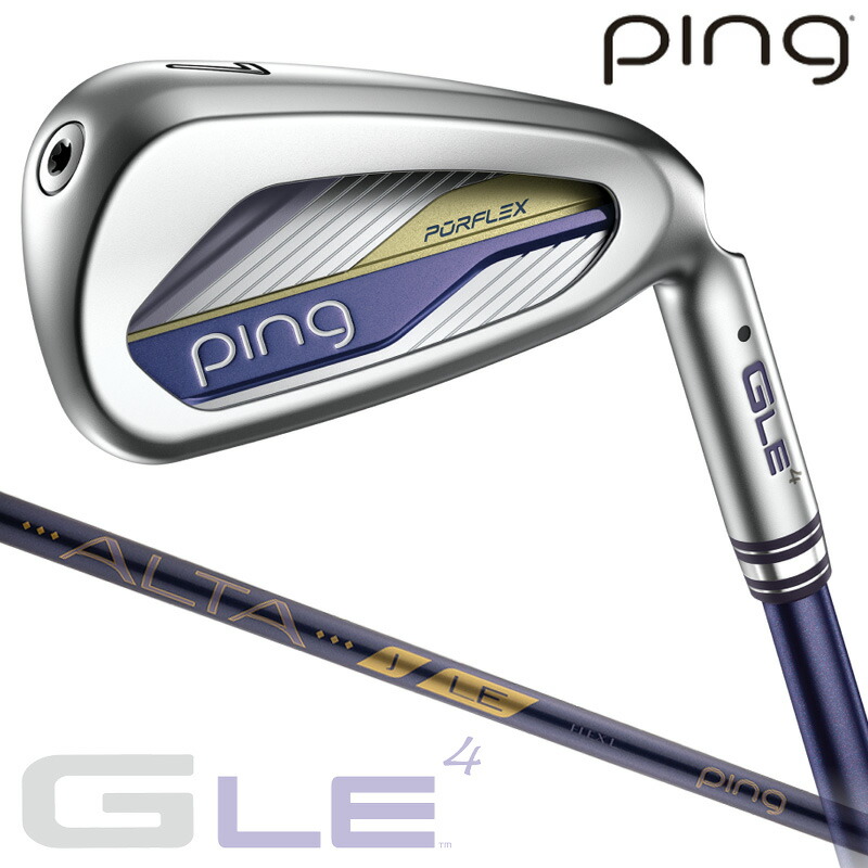 （レディース）ピン PING G Le4 アイアン 4本セット（#8.#9.PW.SW）ALT J LE シャフト ジー・エルイー4（日本仕様正規品）｜ゴルフギアサージ